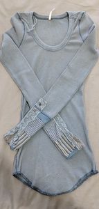 Vintage blue free people top